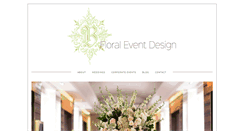 Desktop Screenshot of bfloraleventdesign.com